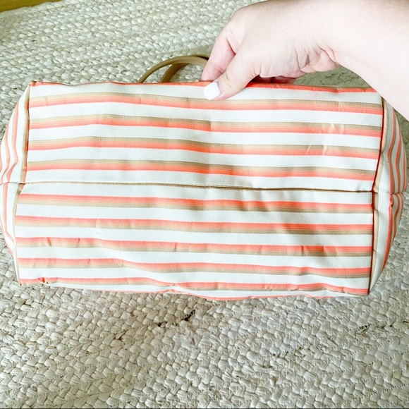 Longchamp Le Pliage Neon Stripe Mariniere Tote Bag - Picture 6 of 12